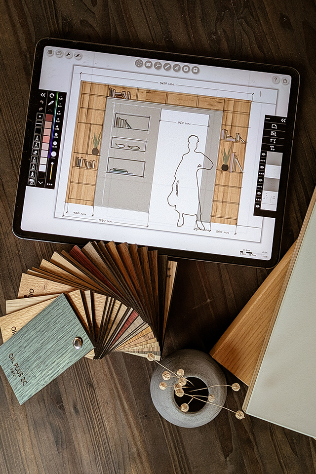 Die Raumplanung gehört zum Portfolio der Liebwerk Schreinerei am Bodensee