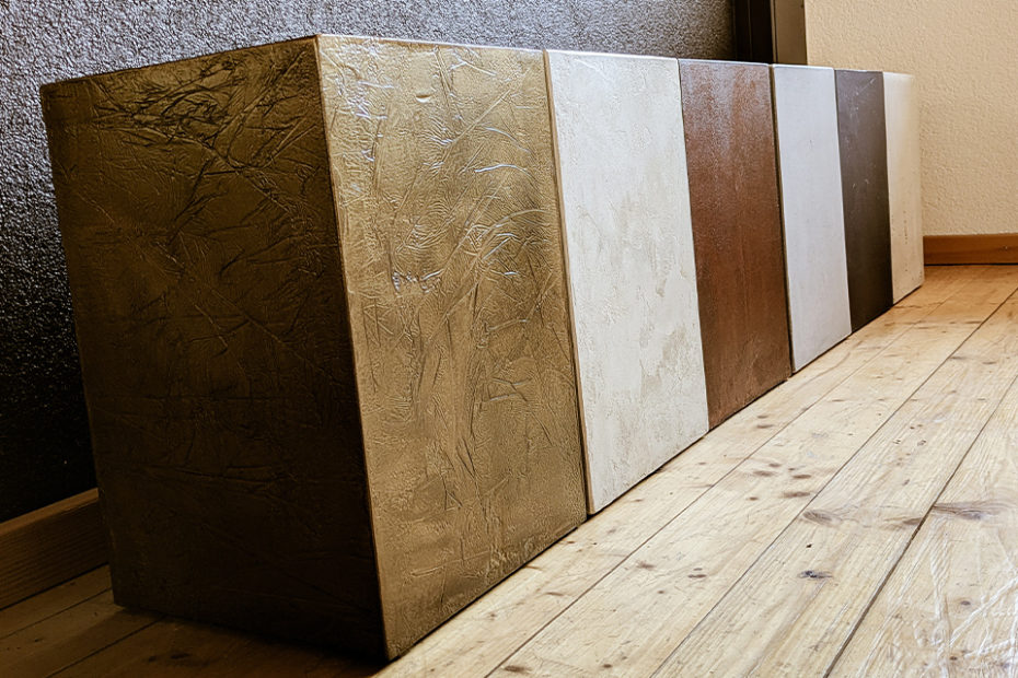 Workshop Beton und Objekt - gestalten mit Mikrozement - veranstaltet von Liebwerk Schreinerei am Bodensee.